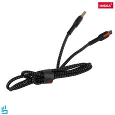کابل تبدیل (اندرویدی) میکرو MicroUSB LX-835 هیسکا HISKA طول 1 متری | اکسلنت کالا