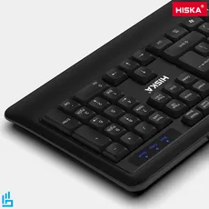کیبورد و ماوس بیسیم هیسکا مدل MK15W | اکسلنت کالا