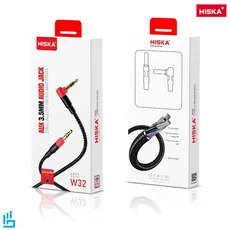 کابل AUX هیسکا مدل W32 طول 1 متر | اکسلنت کالا