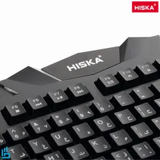 کیبورد سیمی گیمینگ KEG400 هیسکا HISKA