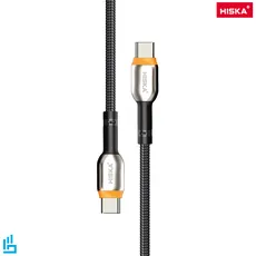 کابل تبدیل تایپ سی به تایپ سی LX-841CC هیسکا HISKA طول 1.2 متری | اکسلنت کالا