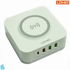 هاب شارژر رومیزی وایرلس 4 پورت الدینیو LDNIO AW004