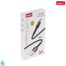 کابل تبدیل تایپ سی TYPE-C LX-835 هیسکا HISKA طول 1 متری | اکسلنت کالا
