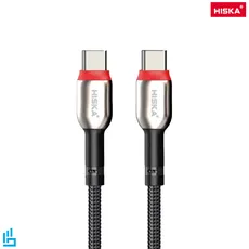 کابل تبدیل تایپ سی به تایپ سی LX-841CC هیسکا HISKA طول 1.2 متری | اکسلنت کالا