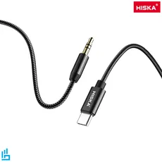 کابل تبدیل USB-C به AUX هیسکا مدل W28 طول 1 متر | اکسلنت کالا