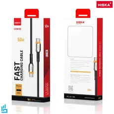 کابل تبدیل تایپ سی به تایپ سی LX-841CC هیسکا HISKA طول 1.2 متری | اکسلنت کالا