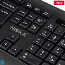 کیبورد و ماوس بیسیم هیسکا مدل MK15W | اکسلنت کالا