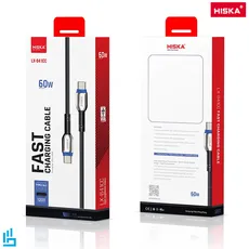 کابل تبدیل تایپ سی به تایپ سی LX-841CC هیسکا HISKA طول 1.2 متری | اکسلنت کالا