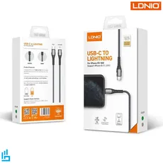 کابل تبدیل تایپ سی به لایتنینگ LC112 الدینیو LDNIO طول 2 متری
