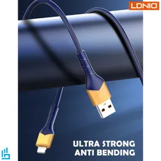 کابل تبدیل لایتنینگ (آیفونی) LS802 الدینیو LDNIO طول 2 متر | اکسلنت کالا