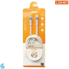 کابل تبدیل تایپ سی به لایتنینگ LC601 الدینیو LDNIO طول 1 متری | اکسلنت کالا