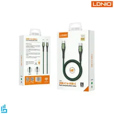 کابل تبدیل تایپ سی به تایپ سی LC101 الدینیو LDNIO طول 1 متری