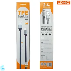 کابل تبدیل تایپ سی LS442 الدینیو LDNIO طول 2 متر