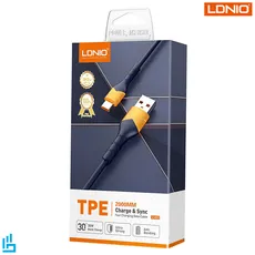 کابل تبدیل لایتنینگ (آیفونی) LS802 الدینیو LDNIO طول 2 متر | اکسلنت کالا