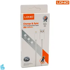 کابل تبدیل لایتنینگ (آیفونی) LS901 الدینیو LDNIO طول 1 متر