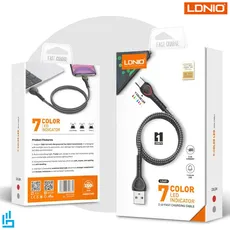 کابل تبدیل لایتنینگ (آیفونی) LS481 الدینیو LDNIO طول 1 متر | اکسلنت کالا