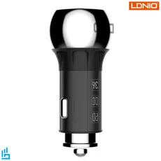 شارژر فندکی الدینیو C1 LDNIO به همراه کابل تبدیل تایپ سی