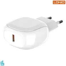 شارژر دیواری الدینیو مدل A1206 LDNIO به همراه کابل تبدیل دو سر USB-C