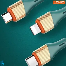 کابل تبدیل لایتنینگ (آیفونی) LS631 الدینیو LDNIO طول 1 متر