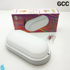 چراغ پرتو درخشان GCC ضد آب IP65 روکار 25 وات بیضی