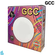 پنل بک لایت گرد GCC پرتو درخشان 8 وات