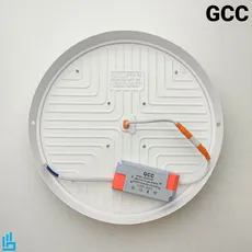 پنل فول لایت پرتو درخشان GCC مدل 40وات گرد روکار