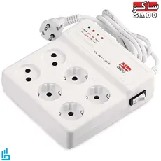 محافظ لوازم کامپیوتری صوتی و تصویری ساکو مدل 6 خانه کلیدار ارتدار 22601