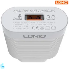 شارژر دیواری الدینیو A303 به همراه کابل تایپ سی LDNIO | اکسلنت کالا