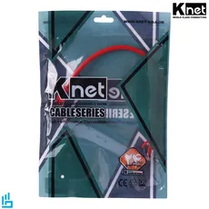 کابل شبکه Knet Cat6 FTP 30Cm کی نت 30 سانتی متر