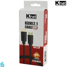 کابل KNET HDMI V2.1 8K 3m