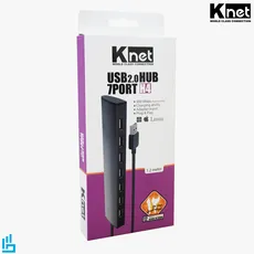 هاب 7 پورت USB 2.0 کی نت مدل H4 KNET