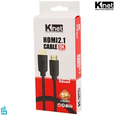 کابل Knet K-CH210015 HDMI v2.1 8K 1.5M