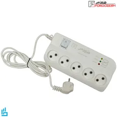 محافظ برق صوتی تصویری 5 خانه فروزش با کابل 1٫8 متری Foroozesh FR250