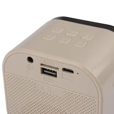 اسپیکر بلوتوثی رم و فلش خور K12 plus + میکروفون sing-e