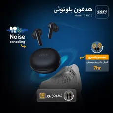 ایرپاد QCY T13 ANC2 مشکی گارانتی 6 ماهه ایران رهجویان گستر