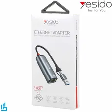 هاب USB یسیدو2 پورت HB26 YESIDO LAN