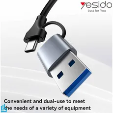هاب USB یسیدو2 پورت HB26 YESIDO LAN