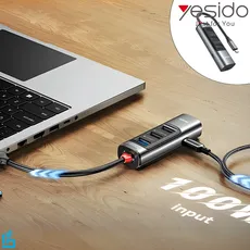 هاب 5 پورت USB/TYPE-C یسیدو YESIDO HB20