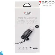 تبدیل OTG میکرو Micro USB به لایتنینگ یسیدو YESIDO GS05