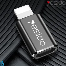 تبدیل OTG میکرو Micro USB به لایتنینگ یسیدو YESIDO GS05