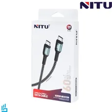 کابل تایپ سی TypeC به تایپ سی TypeC نیتو NITU NC327 طول 1 متر