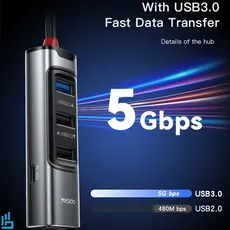 هاب 5 پورت USB/TYPE-C یسیدو YESIDO HB20