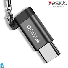 تبدیل OTG میکرو  Micro USB به تایپ سی Type-C یسیدو YESIDO GS04