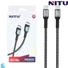 کابل تایپ سی TypeC به تایپ سی TypeC نیتو NITU NC327 طول 1 متر