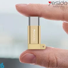 تبدیل OTG میکرو  Micro USB به تایپ سی Type-C یسیدو YESIDO GS04