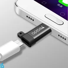 تبدیل OTG میکرو  Micro USB به تایپ سی Type-C یسیدو YESIDO GS04