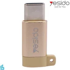 تبدیل OTG میکرو  Micro USB به تایپ سی Type-C یسیدو YESIDO GS04