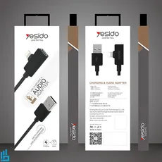 کابل Aux لایتنینگ یسیدو YESIDO YAU03 طول 1.2متر