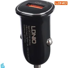 شارژر فندکی 30 وات الدینیو LDNIO C105 با کابل TypeC