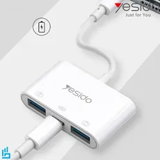 تبدیل چندکاره OTG تایپ سی یسیدو YESIDO GS17